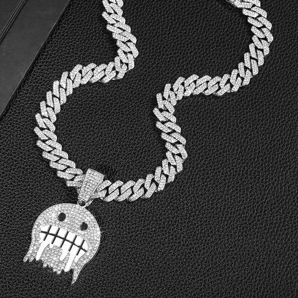 CHAÎNE CUBAN SMILEY 50cm